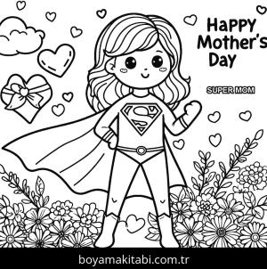 Anneler Günü boyama sayfası,  coloring page, , 