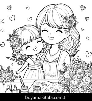 Anneler Günü boyama sayfası,  coloring page, , 