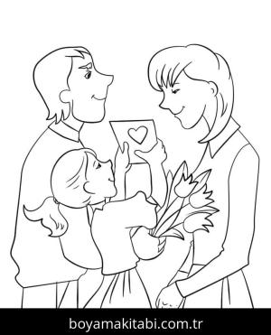 Anneler Günü Boyama