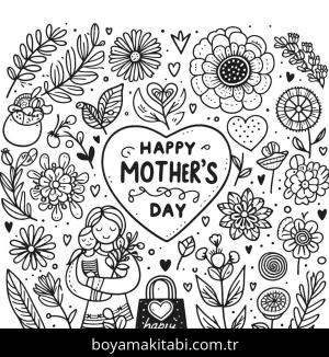 Anneler Günü boyama sayfası,  coloring page, , 