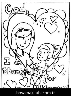 Anneler Günü boyama sayfası,  coloring page, 