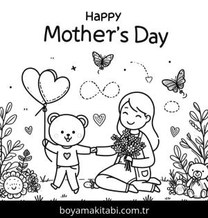 Anneler Günü boyama sayfası,  coloring page, , 