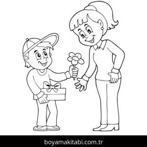 Anneler Günü boyama sayfası,  coloring page, 