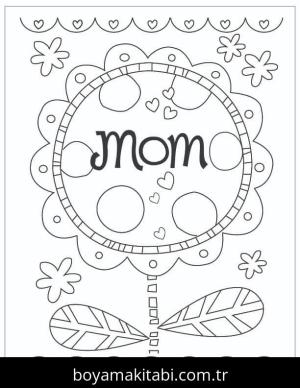 Anneler Günü Boyama