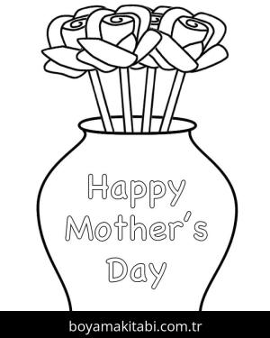Anneler Günü Boyama