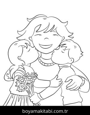 Anneler Günü Boyama