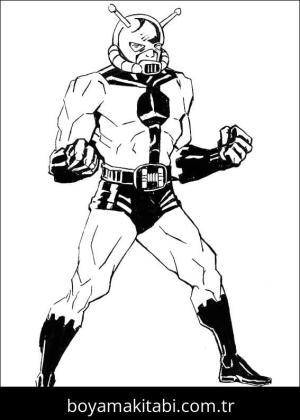 Ant Man boyama sayfası – yaratıcılık, eğlenceli etkinlik