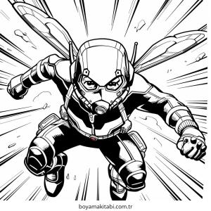 Ant Man boyama sayfası – okul öncesi, evde etkinlik