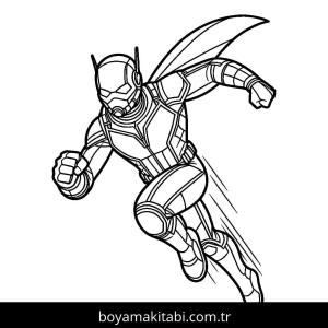 Ant Man boyama sayfası – boyama etkinliği, çocuk aktivitesi