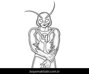 Ant Man boyama sayfası – evde etkinlik, ücretsiz yazdır