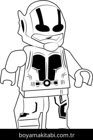 Ant Man boyama sayfası – yaratıcılığı geliştirir, keyifli zaman