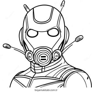 Ant Man boyama sayfası – keyifli zaman, renkli çizimler