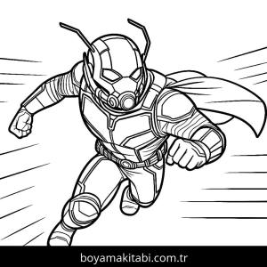 Ant Man boyama sayfası – eğitici aktivite, yaratıcılık
