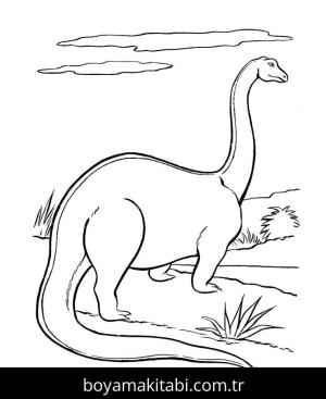 Apatosaurus Dinazor Boyama