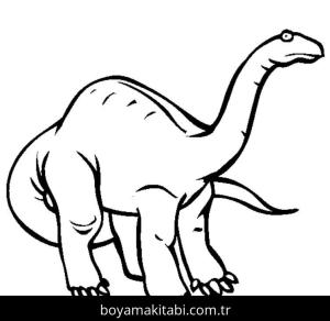 Apatosaurus Dinazor boyama sayfası,  coloring page, , Apatosaurus Dinosaur Had Four Massive And Pillarlike Legs