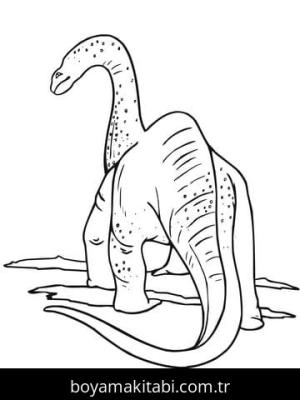 Apatosaurus Dinazor boyama sayfası,  coloring page, , Behind The Apatosaurus1