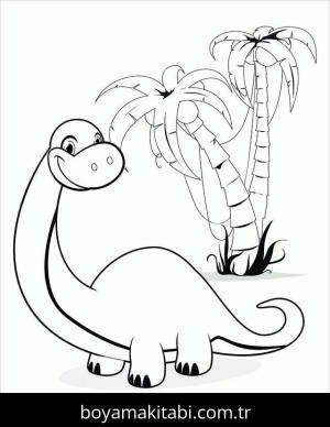 Apatosaurus Dinazor Boyama