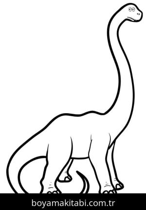 Apatosaurus Dinazor boyama sayfası,  coloring page, , Apatosaurus Has An Extremely Long Neck1