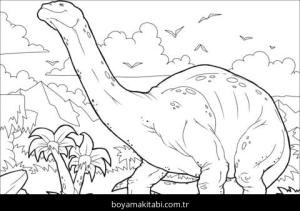 Apatosaurus Dinazor Boyama