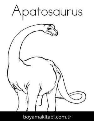 Apatosaurus Dinazor boyama sayfası,  coloring page, , Apatosaurus Dinosaurus