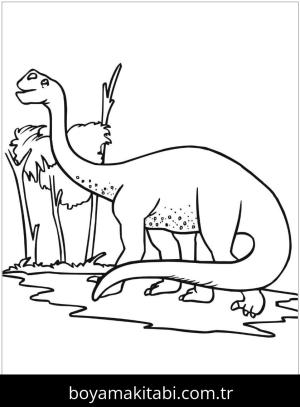 Apatosaurus Dinazor Boyama