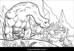 Apatosaurus Dinazor Boyama