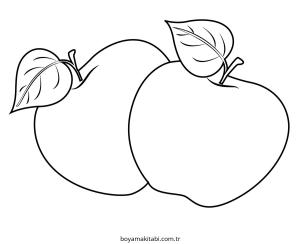 Apple boyama sayfası – ücretsiz yazdır, boyama etkinliği