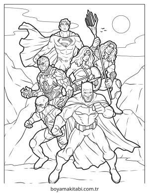 Aquaman boyama sayfası – yaratıcılığı geliştirir, keyifli zaman