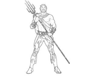 Aquaman boyama sayfası,  coloring page, Aquaman Basit, 