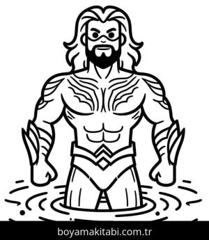 Aquaman boyama sayfası 49651,  coloring page, 