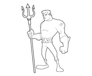 Aquaman boyama sayfası,  coloring page, Çizgi film Aquaman’i çiz, 