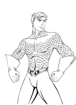 Aquaman boyama sayfası,  coloring page, Aquaman’i Çocuklar İçin Ücretsiz Çizin, 