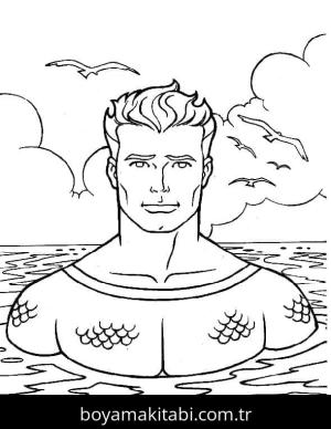 Aquaman Boyama