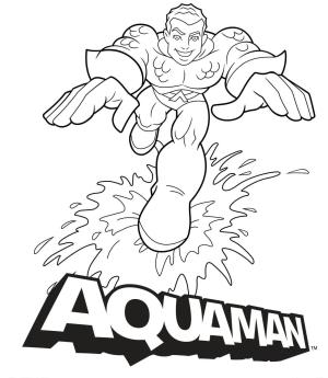 Aquaman boyama sayfası,  coloring page, Aquaman Eğlencesi, 