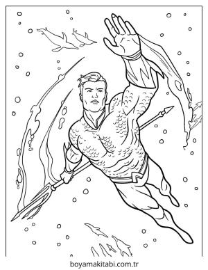 Aquaman Boyama