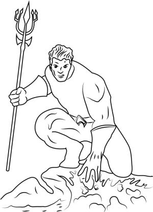 Aquaman boyama sayfası,  coloring page, Aquaman çizimi, 