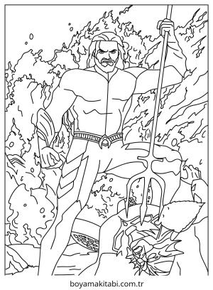Aquaman Boyama