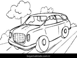 Araba boyama sayfası,  coloring page, 