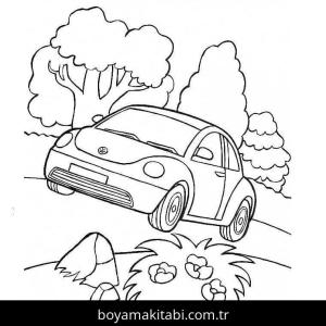 Araba boyama sayfası,  coloring page, 
