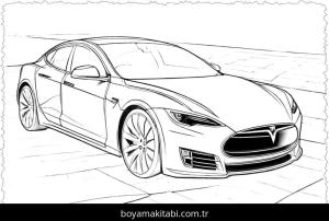 Araba boyama sayfası,  coloring page, harika, komik, karakterli