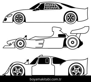 Araba boyama sayfası – keyifli zaman, renkli çizimler
