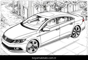 Araba boyama sayfası,  coloring page, masalsı, harika, popüler
