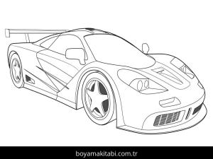 Araba boyama sayfası – keyifli zaman, renkli çizimler