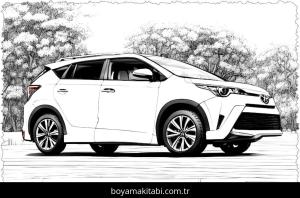 Araba boyama sayfası,  coloring page, harika, detaylı, tatlı