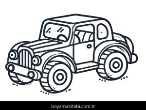 Araba boyama sayfası,  coloring page, 