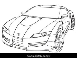 Araba boyama sayfası,  coloring page, 