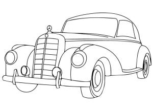 Araba boyama sayfası,  coloring page, Plymouth Avcısı, 