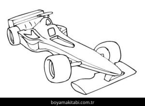 Araba boyama sayfası – okul öncesi, evde etkinlik