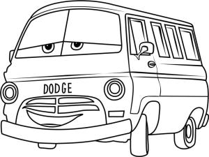 Arabalar 3 boyama sayfası,  coloring page, Eze De Óxido Polvoriento En Coches 3, 