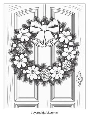 Aralık Ayı boyama sayfası – yaratıcılığı geliştirir, keyifli zaman